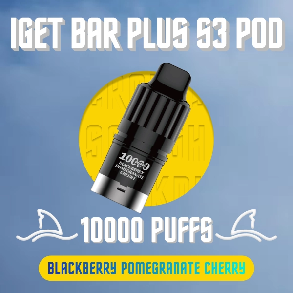 IGET Bar Plus S3 Pod Blackberry Pomegranate Cherry