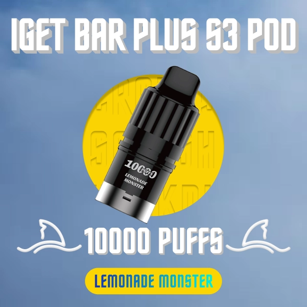 IGET Bar Plus S3 Pod Lemonade Monster