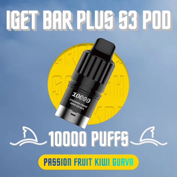 IGET Bar Plus S3 Pod Passion Fruit Kiwi Guava
