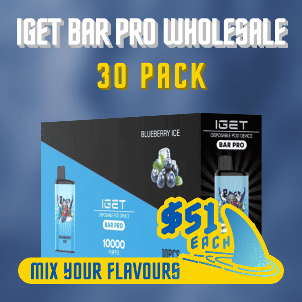 IGET Bar Pro Wholesale 30 Pack