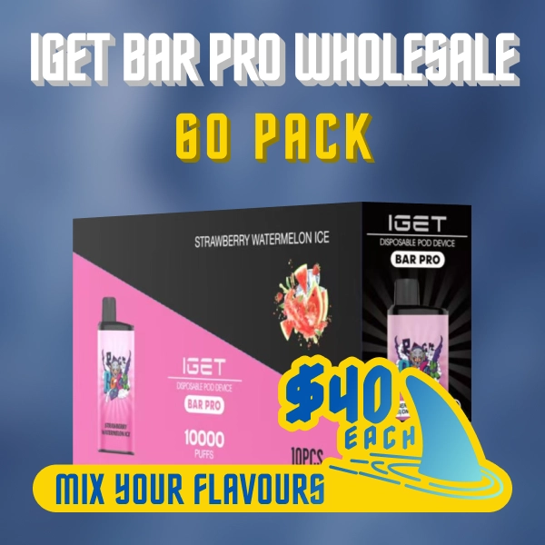 IGET Bar Pro Wholesale 60 Pack